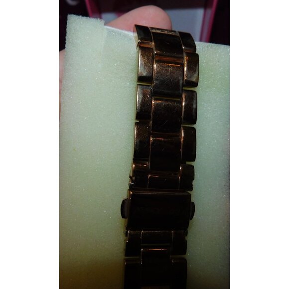 Betsey Johnson Rose Gold Rhinestone Watch main image 4